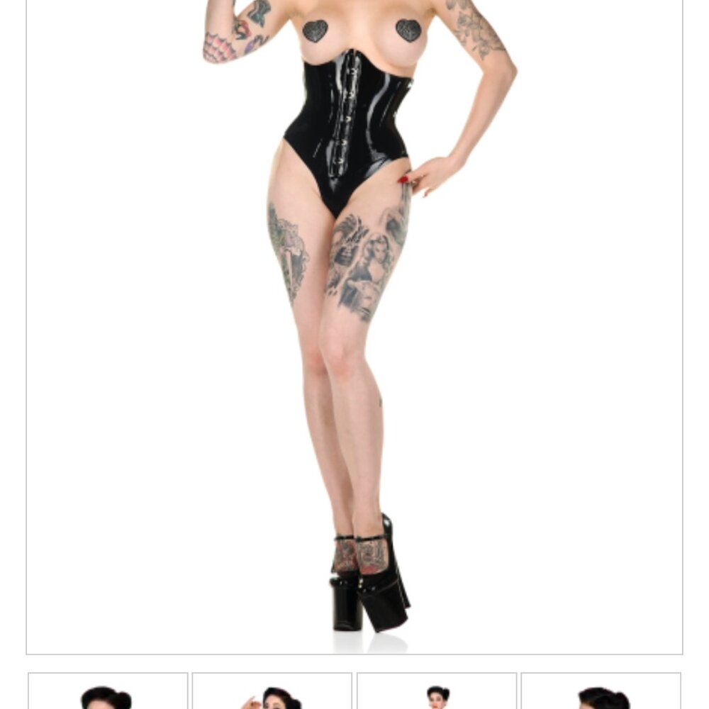Libidex Latex Corset- SOLD! - Picture 8 of 11